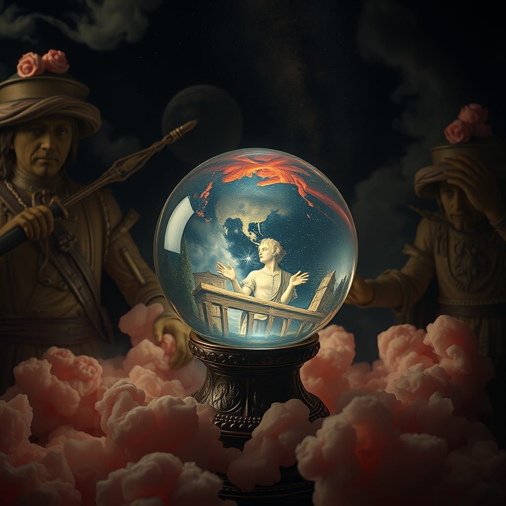 Crystal Ball Prophecy: Distorted Time and Visions