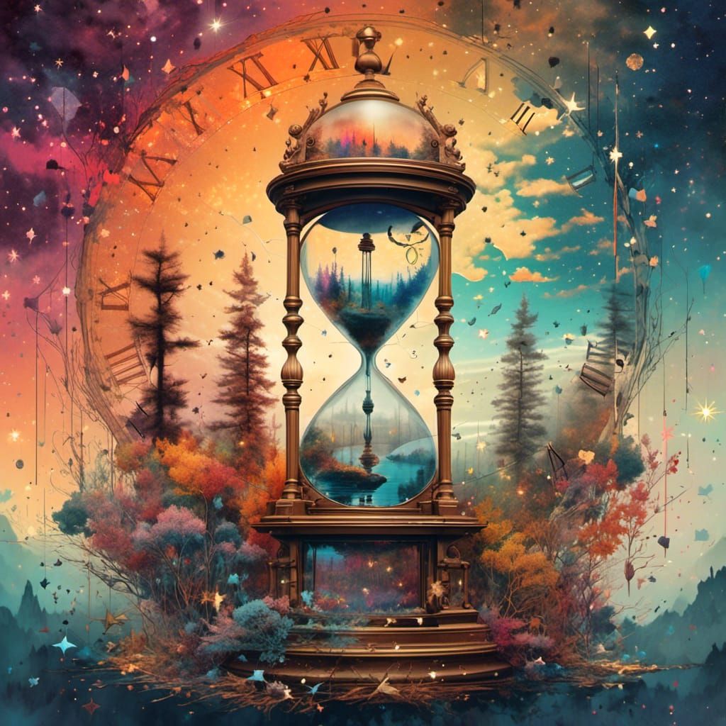 The Fading Time of An Hourglass.