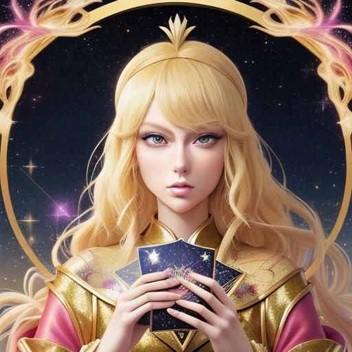 Anime Tarot Reader Celebrates with Taylor Swift