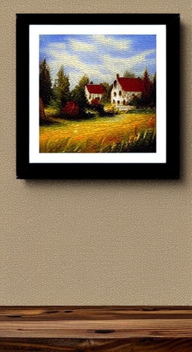 Oil painting style 🖼