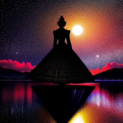 Ethereal Starscape Unfolds in Vibrant Firework Splendor