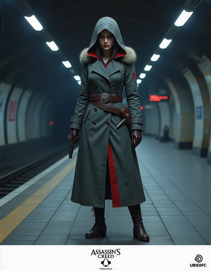 Latvian Assassin in Cold War Shadowline Concept Art