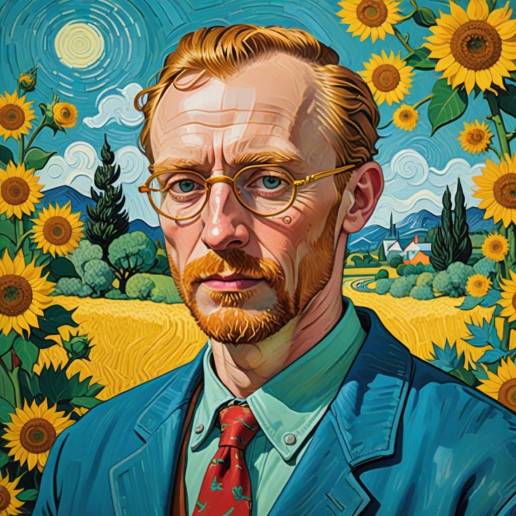 Pop Art Masterpiece of Vincent van Gogh