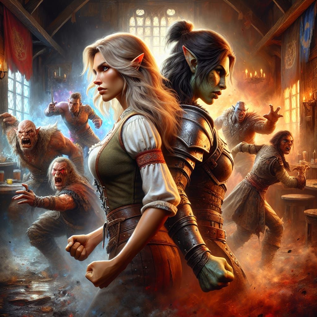 While enjoying her ale at The Yawning Portal.  Hope sees tha...