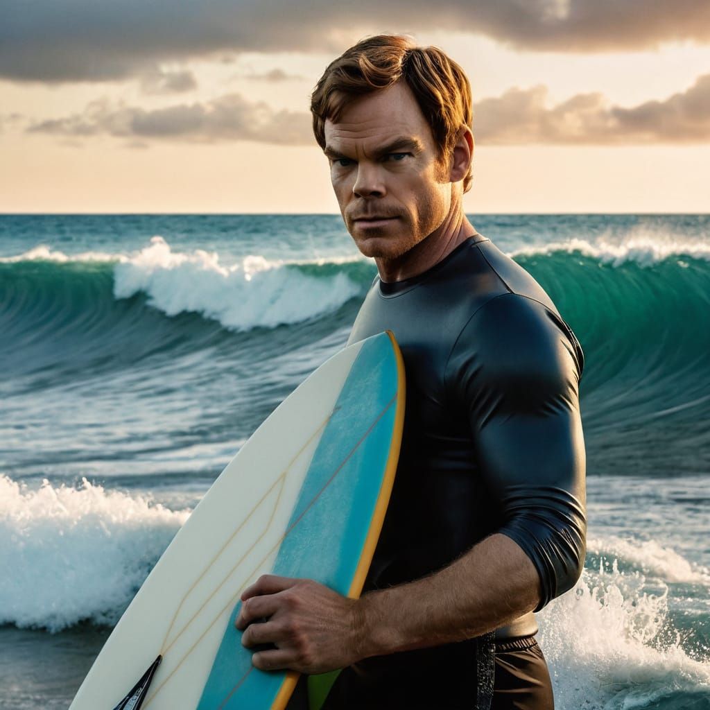 Dexter Morgan Rides the Wave in a Darkly Dreaming Portrait