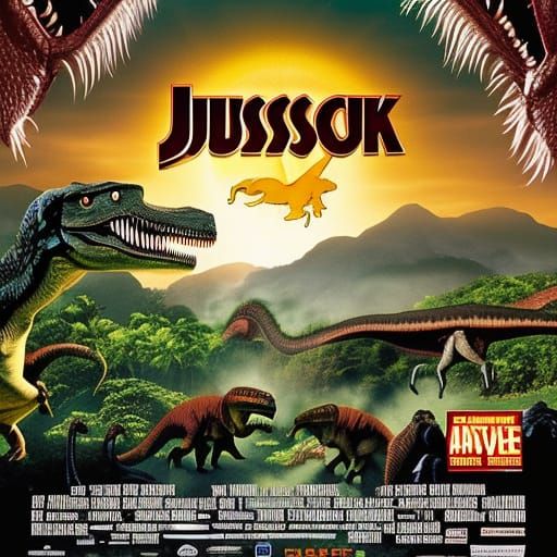 Jurassic Park Theatrical Release Poster