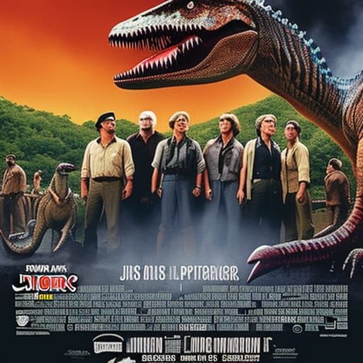 Jurassic Park Theatrical Release Poster Image
