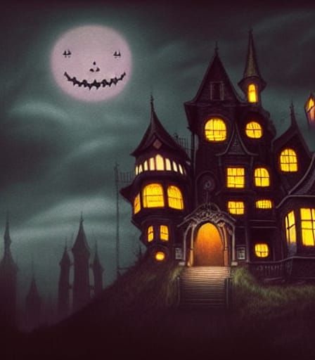 Haunted Victorian Palace: Eerie Halloween Horror