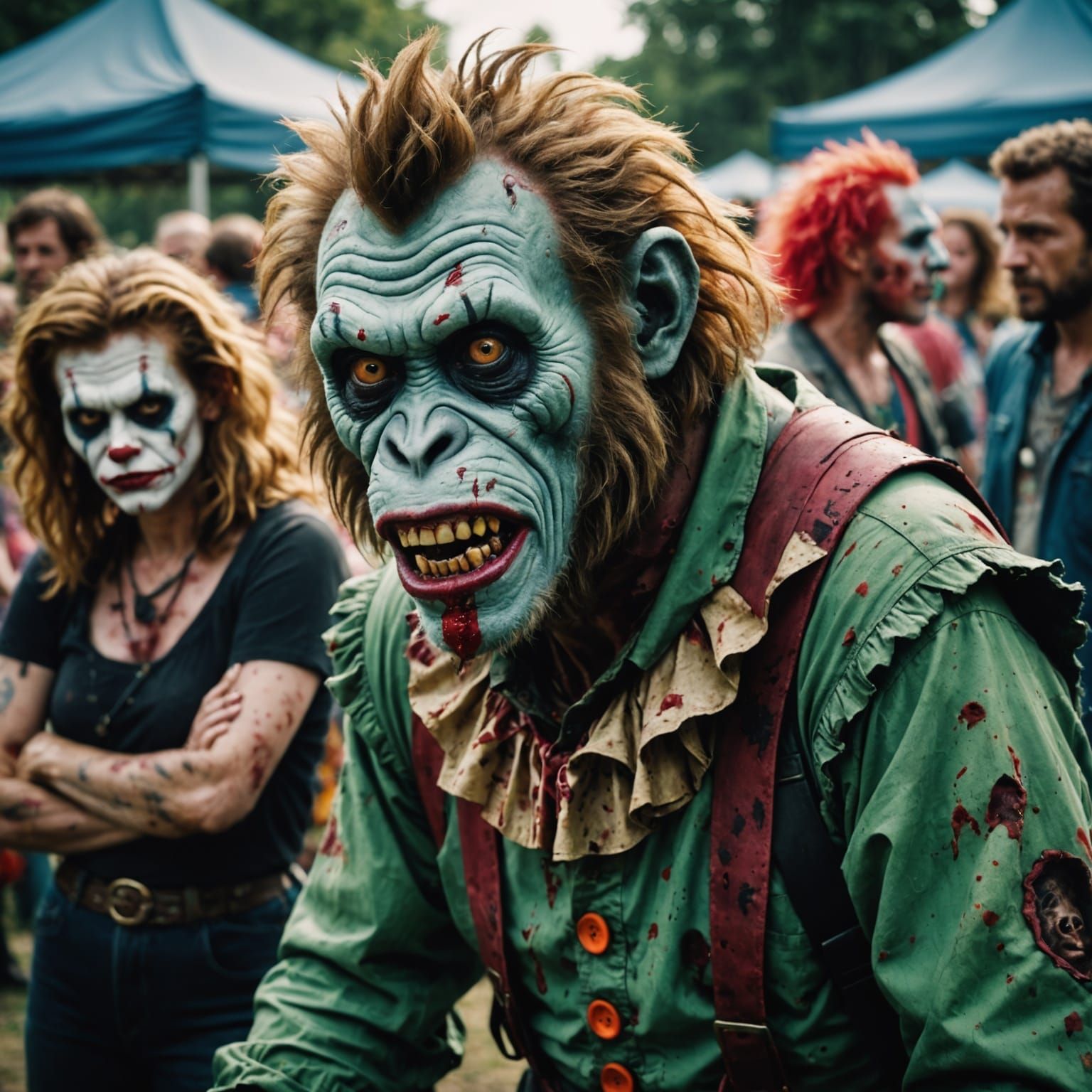 Zombie Monkey Monster Clown Arts Festival: Cinematic Still