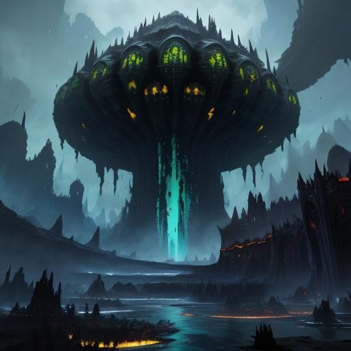 Ooze Overlord: Detailed Matte Painting in Unreal Engine