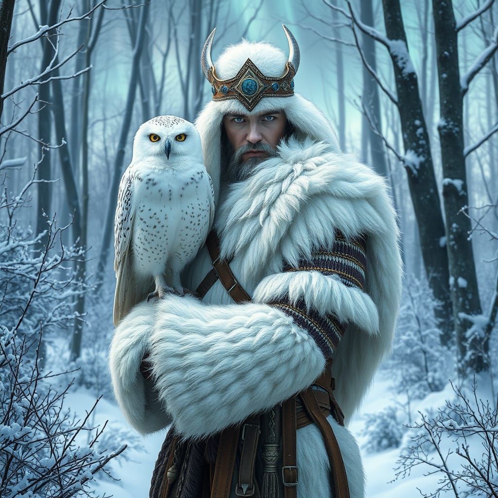 Snow Warrior in Nordic Realism