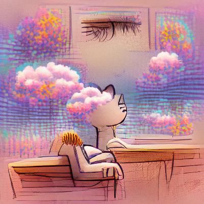 Ethereal Landscape with Towering Rock Formations