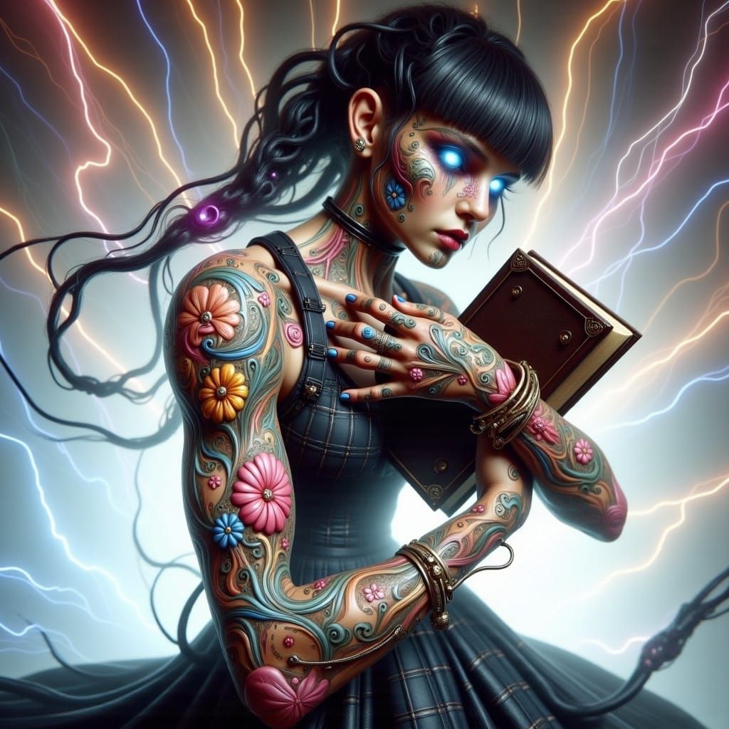 Goth Schoolgirl Goddess