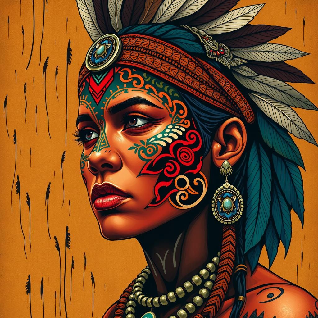 Tribal Face Paint