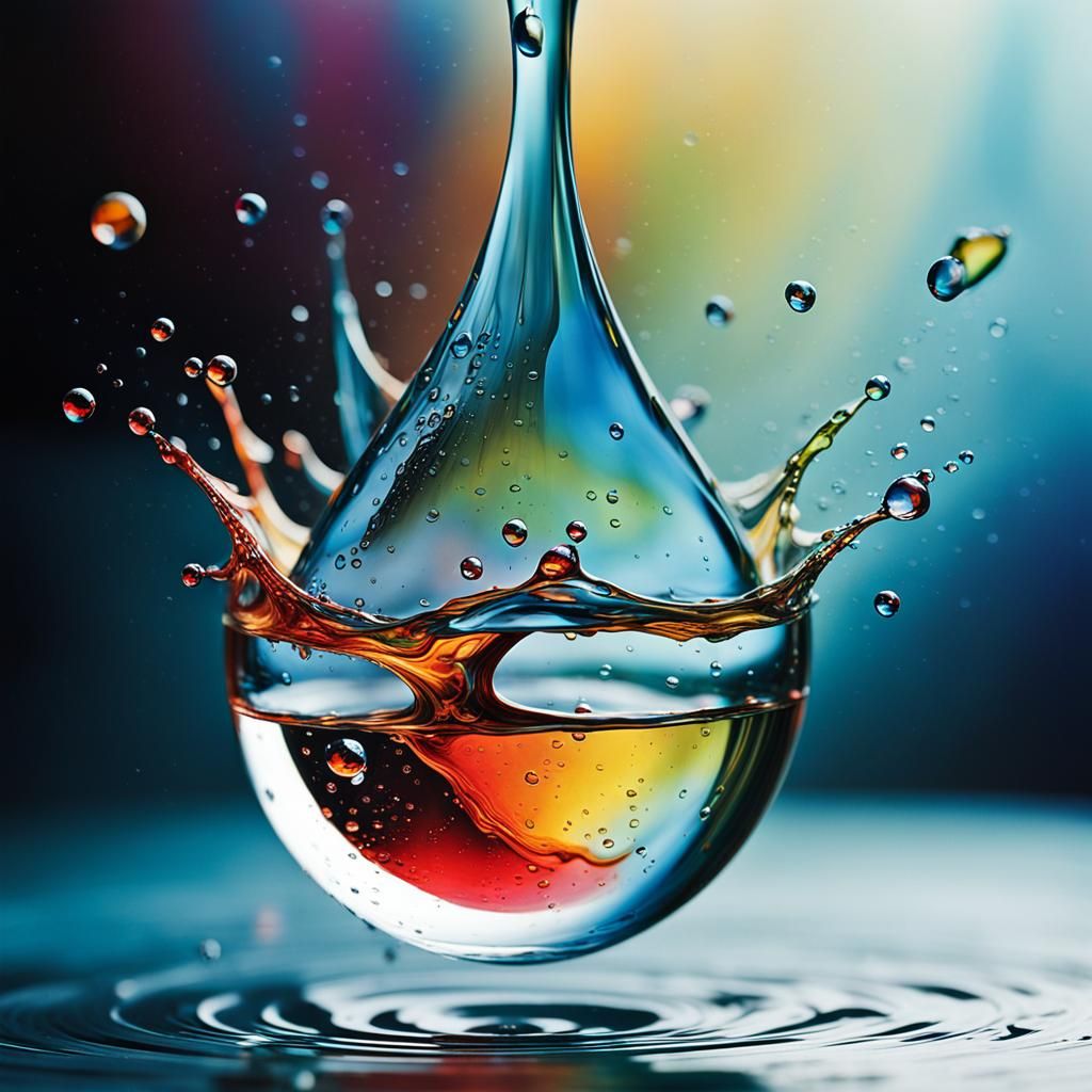 War and Peace: A World in a Water Droplet