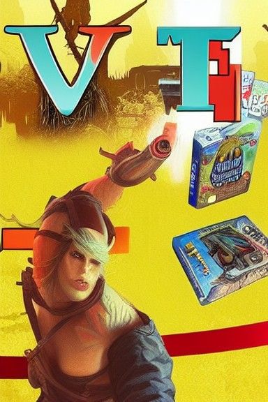 AI Generated Video Game Cover Art