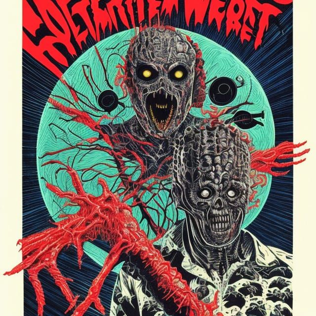 80s Horror Movie Poster Art