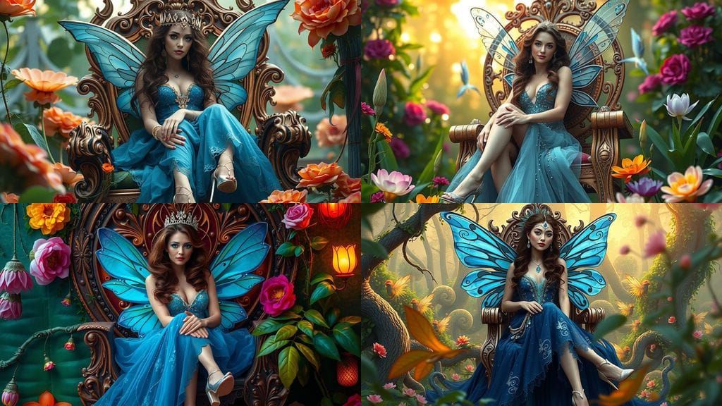 Ethereal Fairy Queen Reigns in the Garden of Earthly Delight...