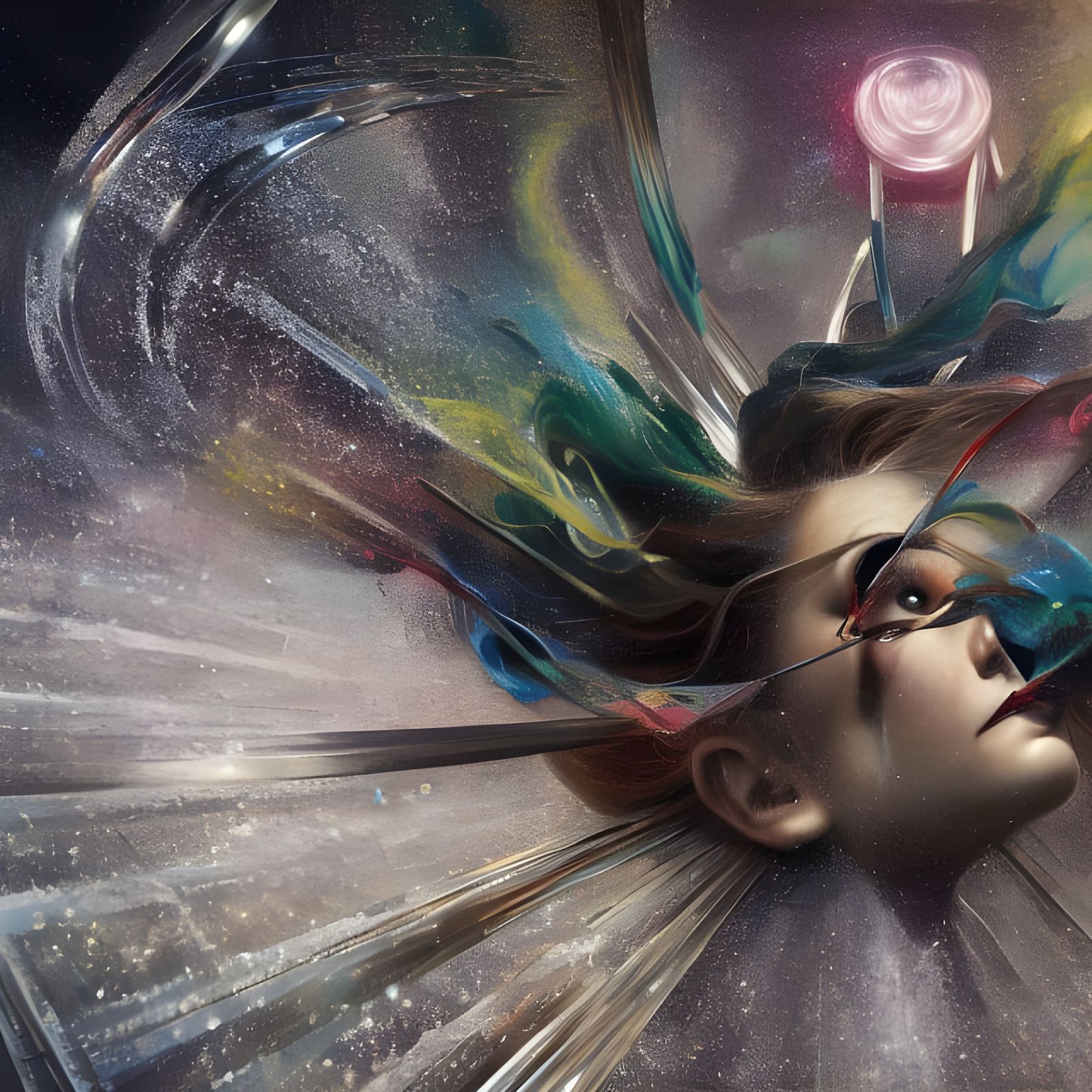 Hyperrealistic Abstract Folk Singers in Digital Fantasy Art