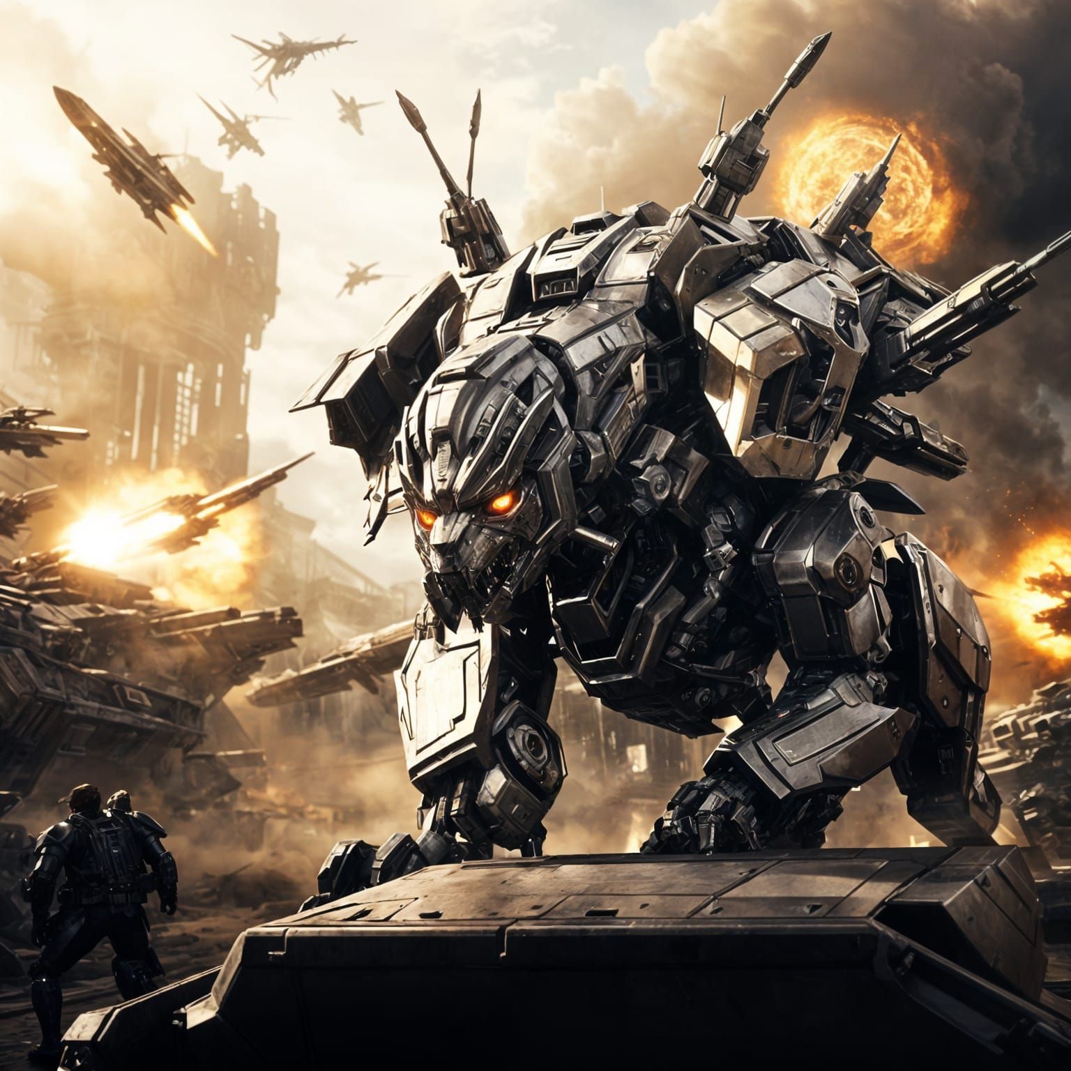 Mechanical Beast Leaps in Warzone