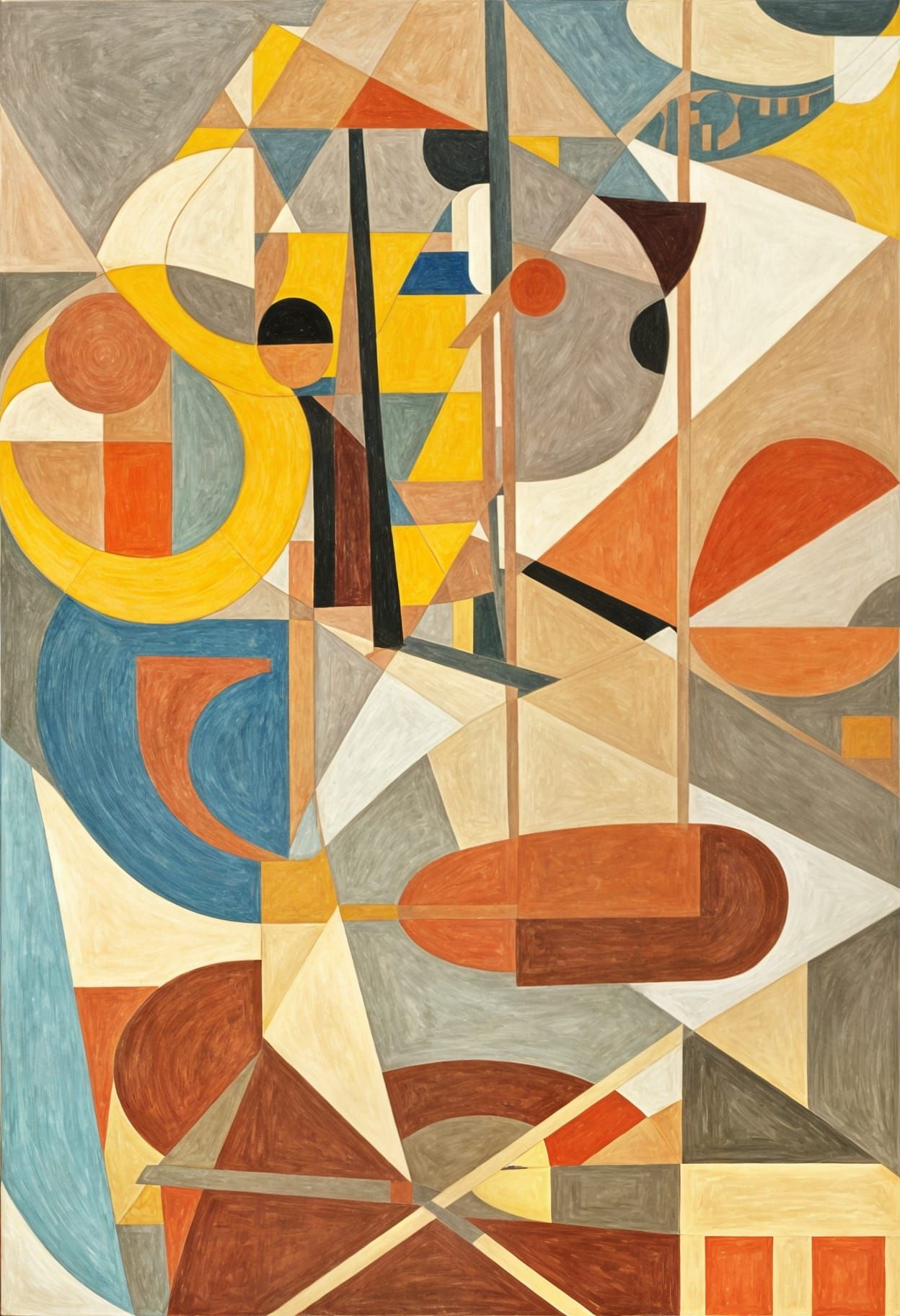 Surrealist Masterpiece with Intricate Parallax Composition