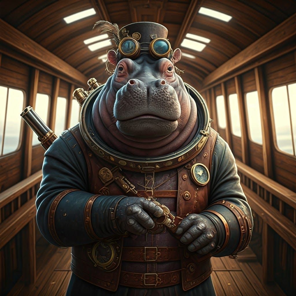 Giff on a small Spelljammer