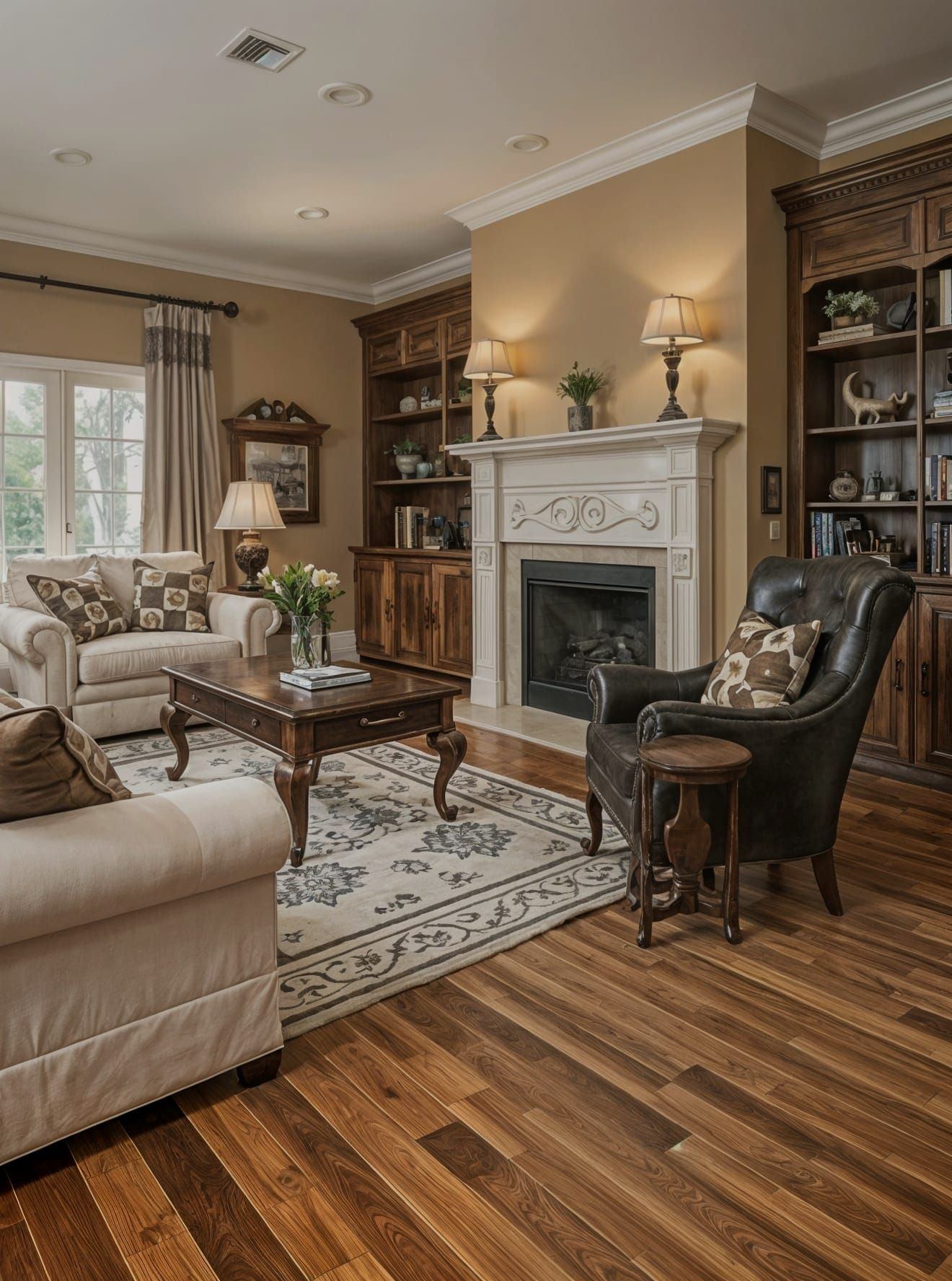 Cozy Scene With Warm Lighting