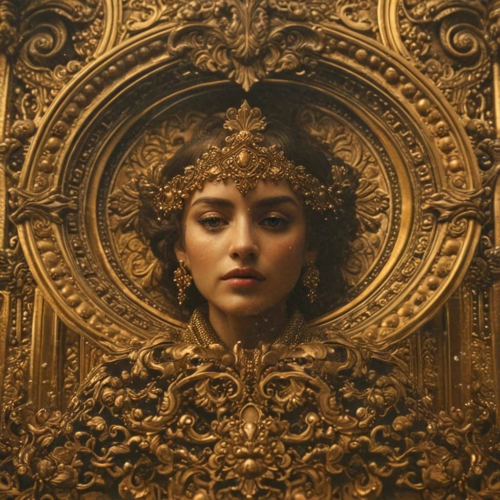 Epic Cinematic Digital Tapestry in a Maximalist Style