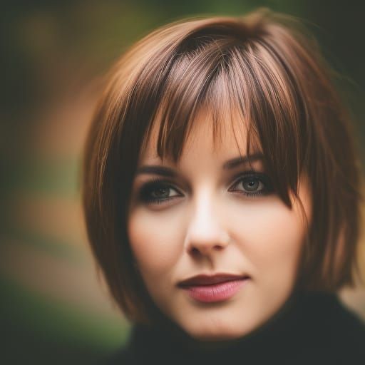 Professional Portrait of a Brown Haired Woman