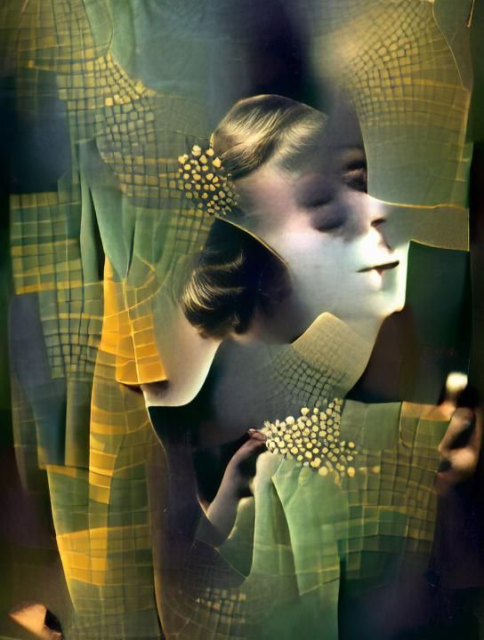 Young Woman in the Style of Pictorialist Photography