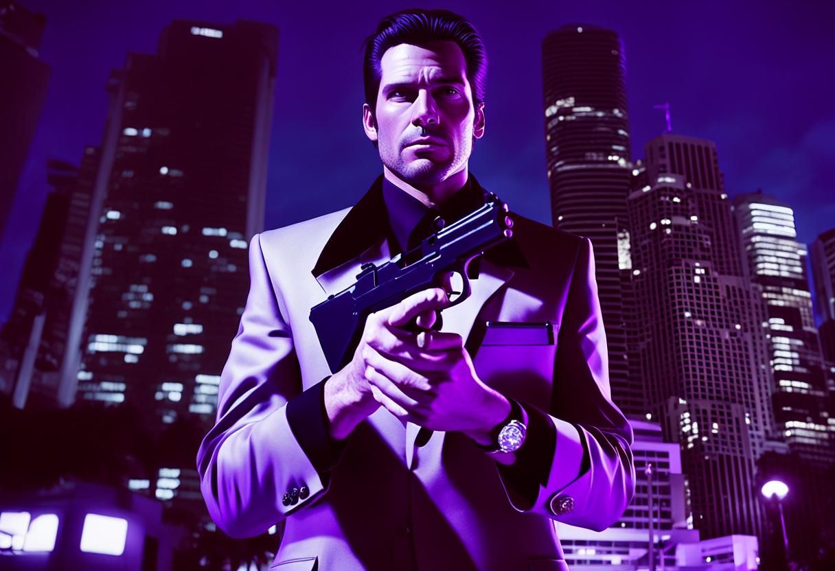 Tommy Vercetti as a Realistic Film Still