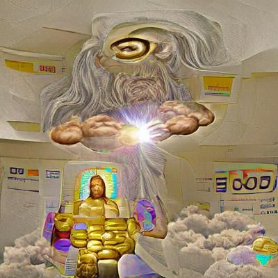 Ethereal Depiction of a Divine Being