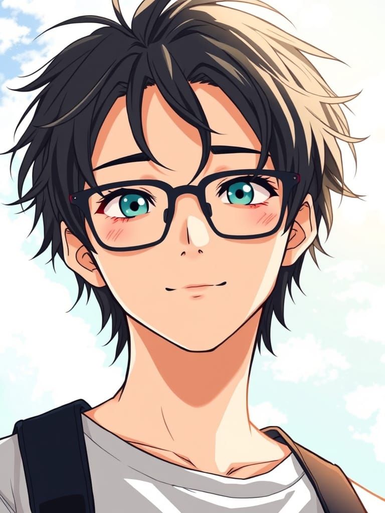 Anime Portrait of Minoru Shigaya in Shinkai Style