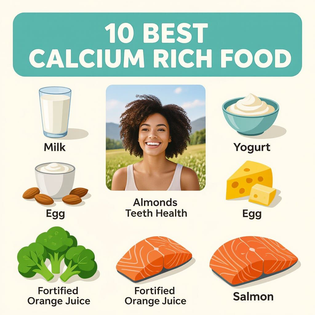 Top 10 Calcium-Rich Foods List