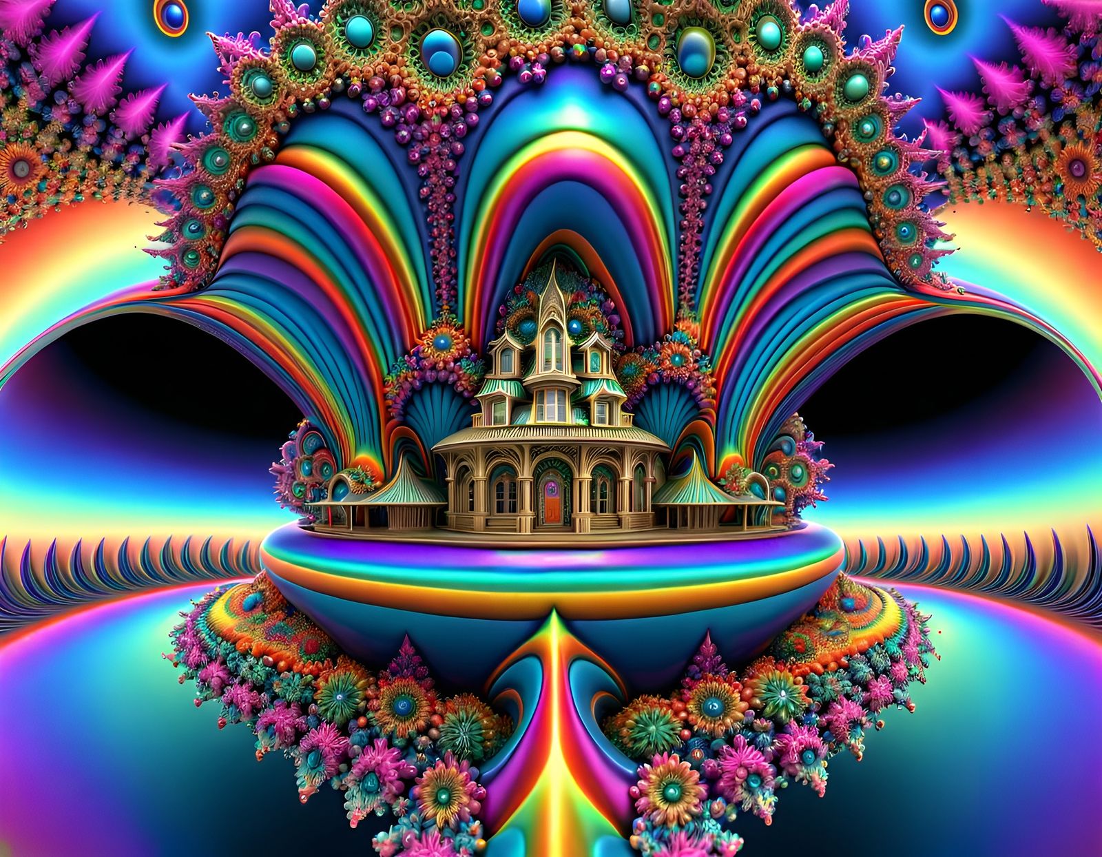 Mandelbulb Fractal House