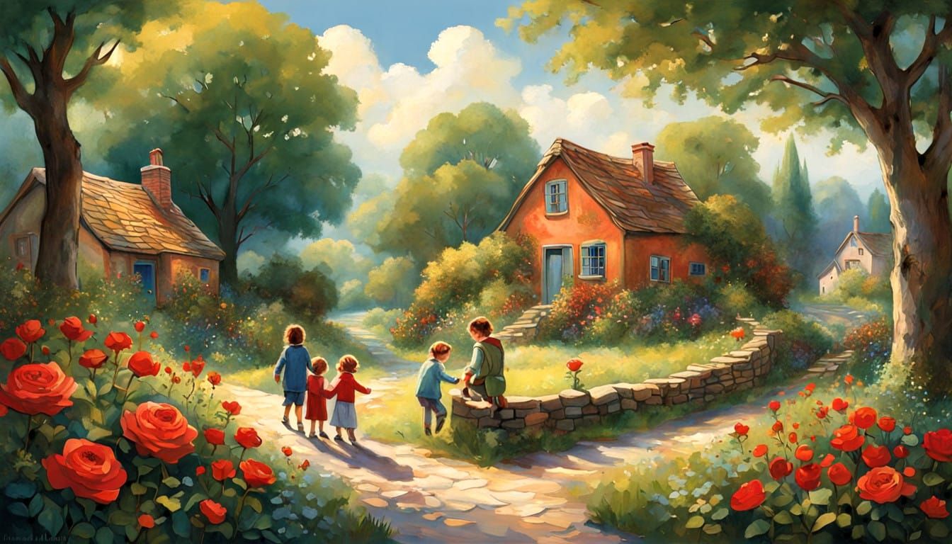 Whimsical World of Wonder in Vibrant Colors