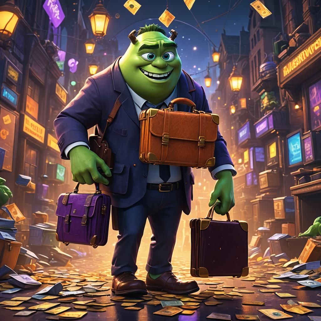 MrBeast Gives Mike Wazowski a Briefcase of Cash
