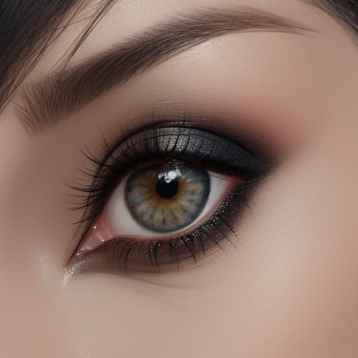 Intimate Portrait of a Young Woman's Face