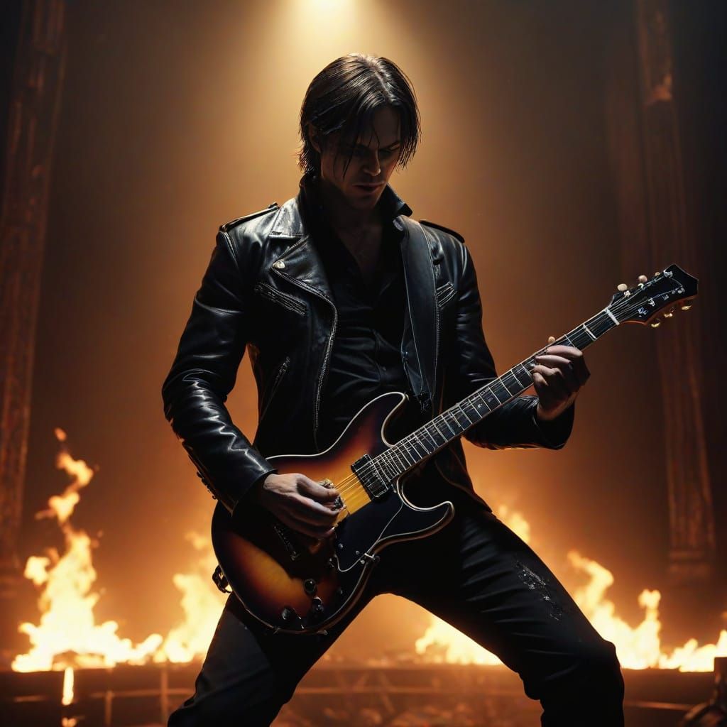 Vampire Rock Star Reigns in Hellish Concert Chaos