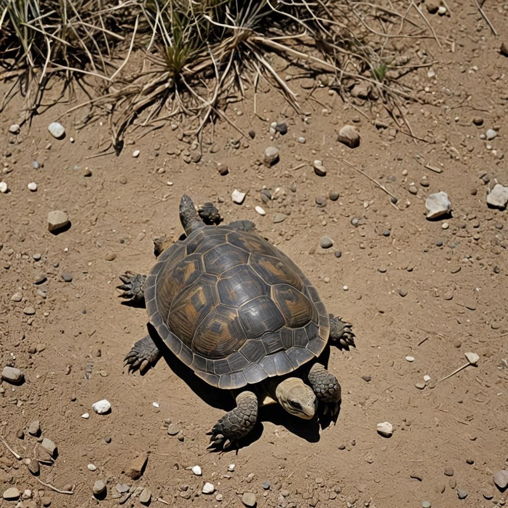 Mojave Desert Tortoise in Southern California