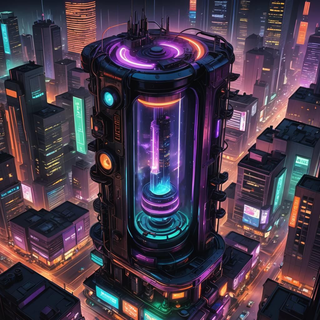 Cyberpunk Radio Dominates Twisted Cityscape