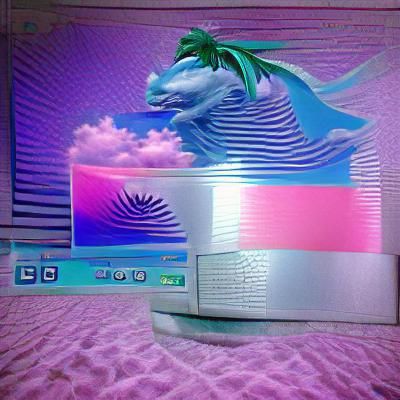 Vaporwave Aesthetic Art