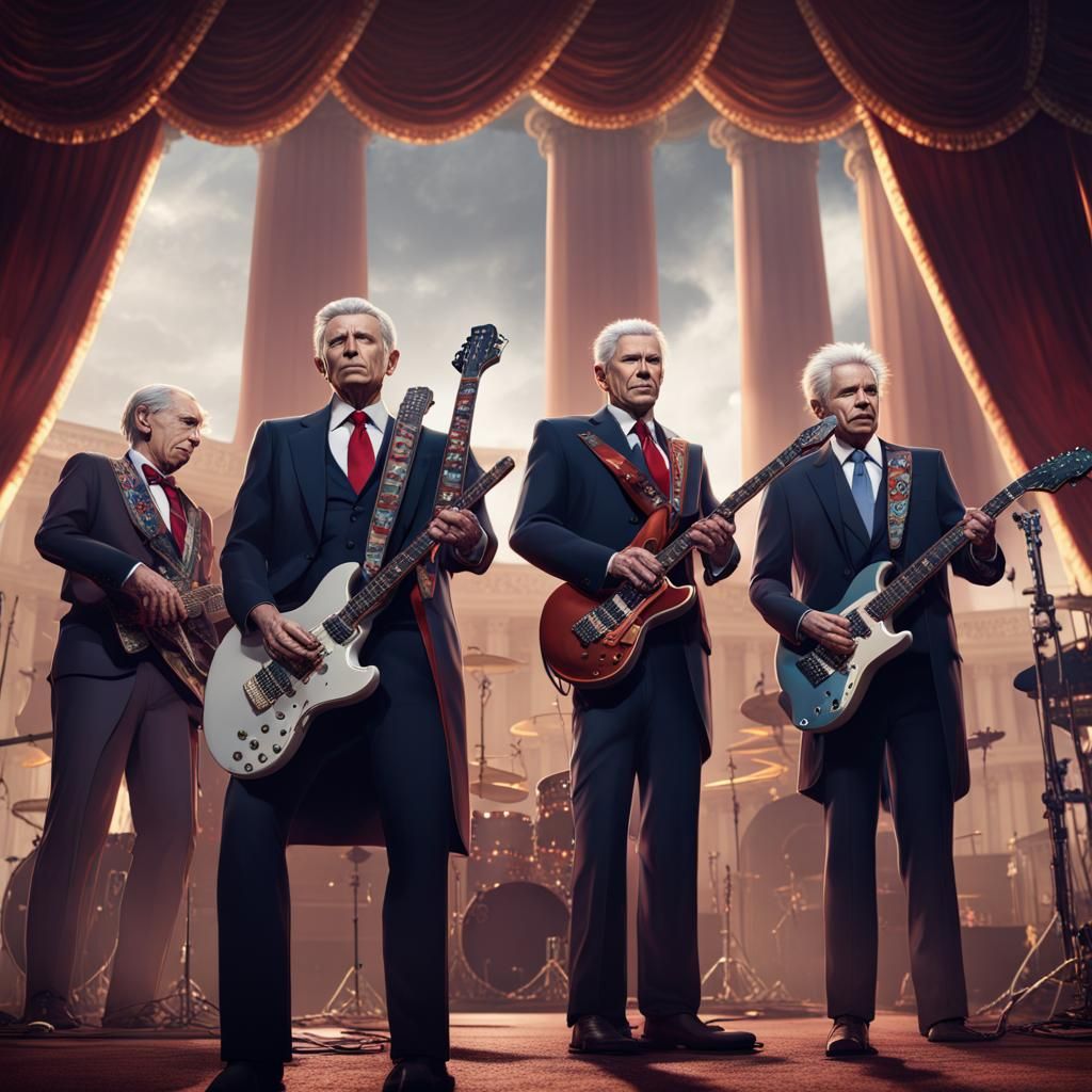 US Presidents Rock Band Concert at White House