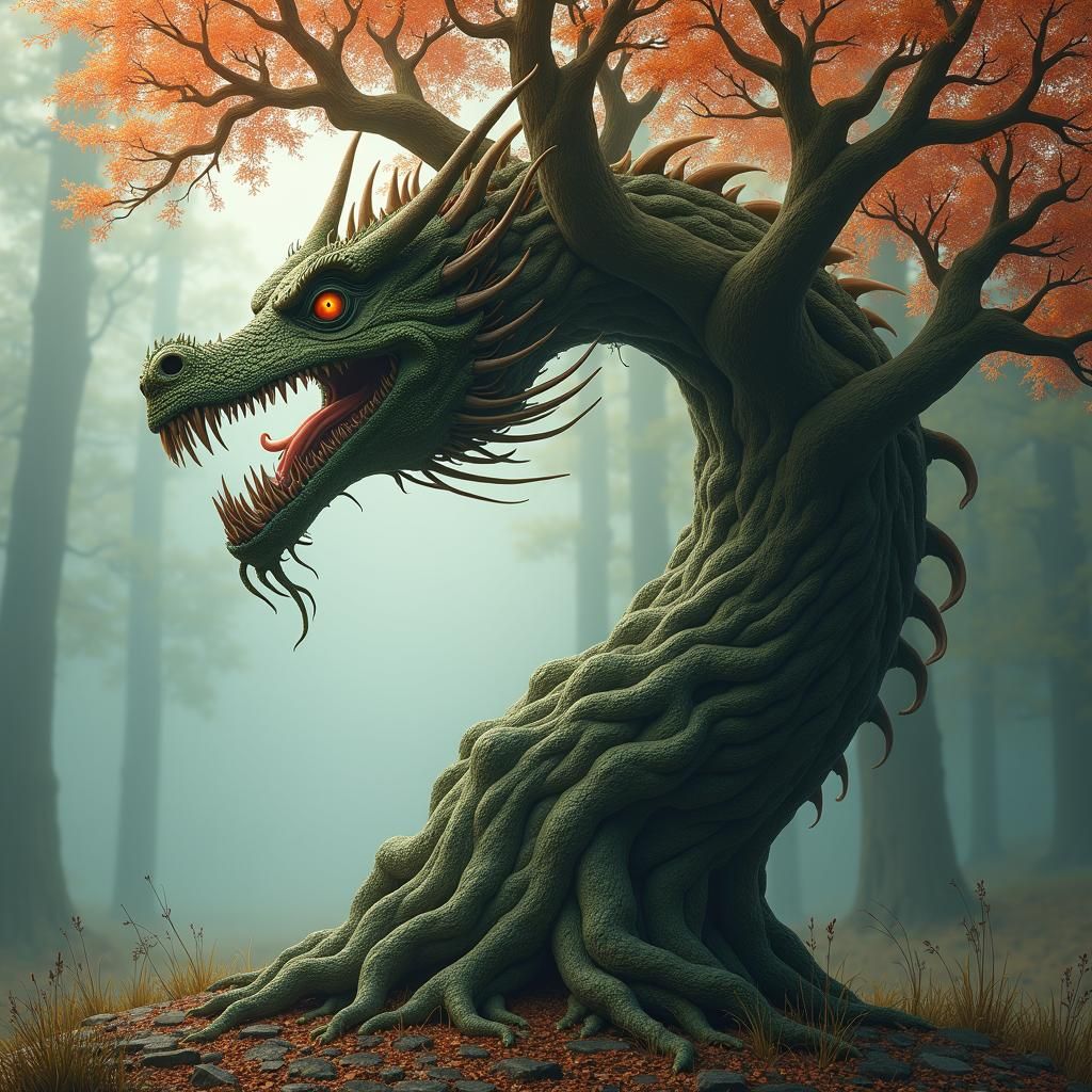 Camouflaged Dragon: A Tree's Secret