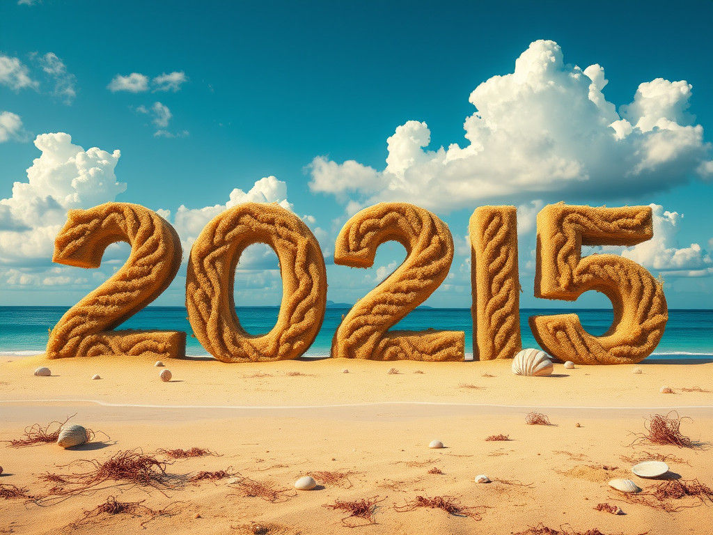 Sand Sculpture of 2025 in Fantasy Matte Painting Style