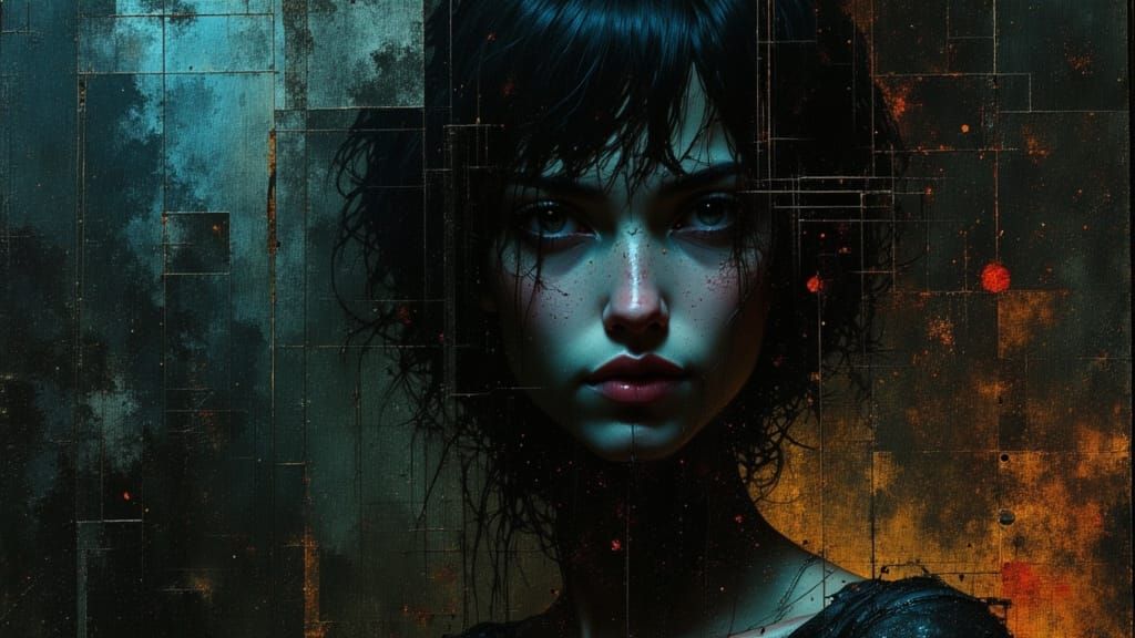 Haunted Figure Portrait in Dark Amnesia Concept Art