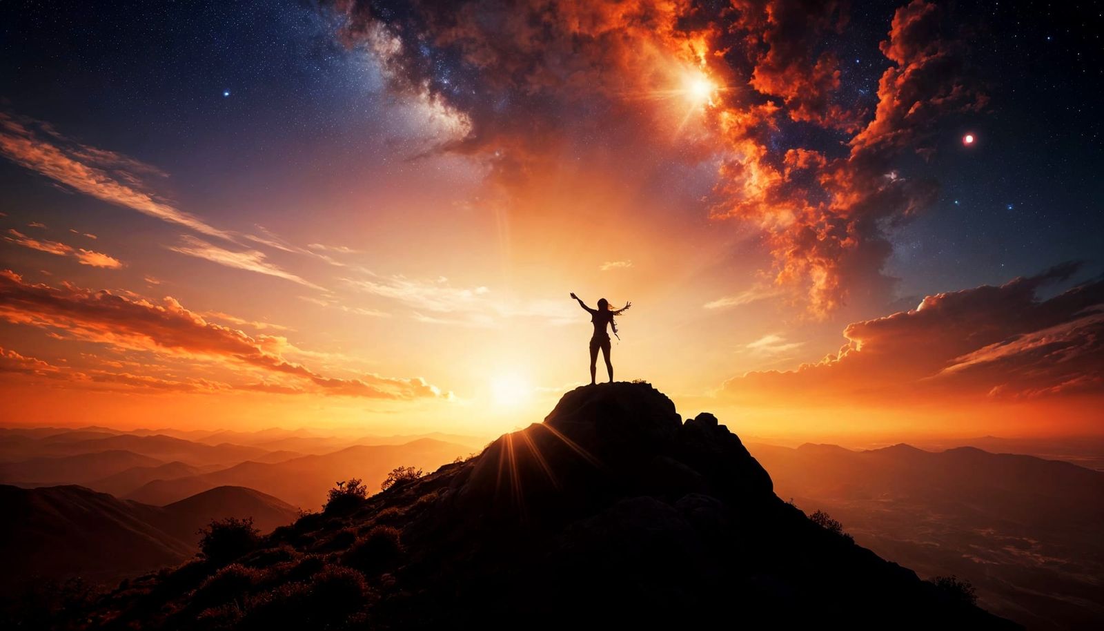 Serenity of a Sunset Goddess