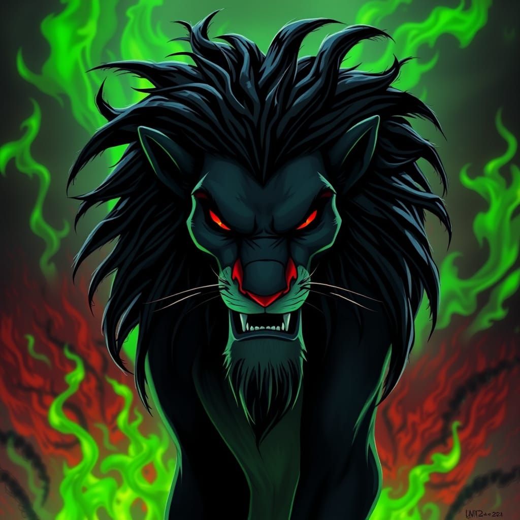 Scar in Hellish Flames, Gothic Industrial Style