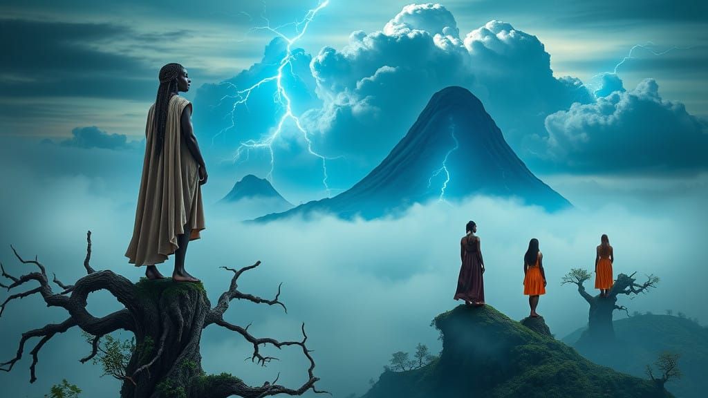Mystical Women Guardians of the Dreamlike Valley