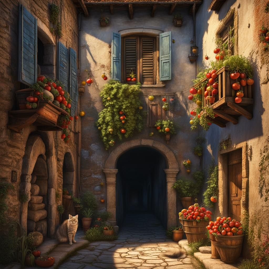 Italian village